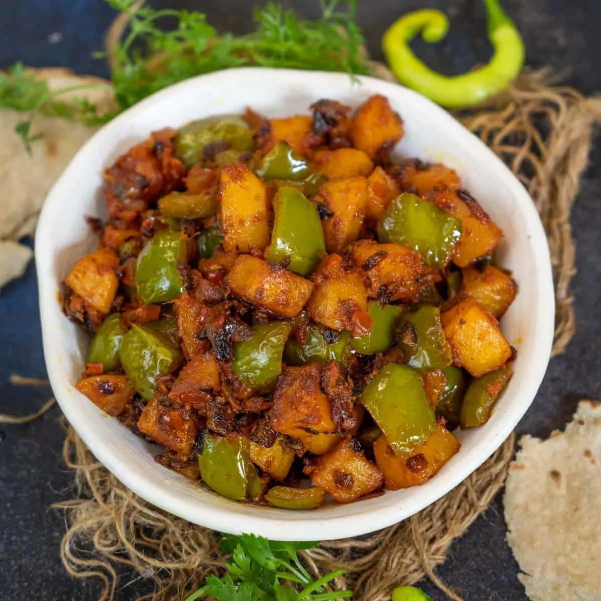 Aloo Capsicum