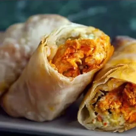Double Chicken Cheese Roll